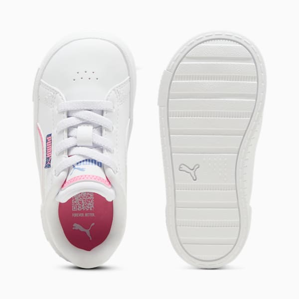 Tenis para infantes Jada Deep Dive, PUMA White-Fast Pink-Blue Skies, extralarge