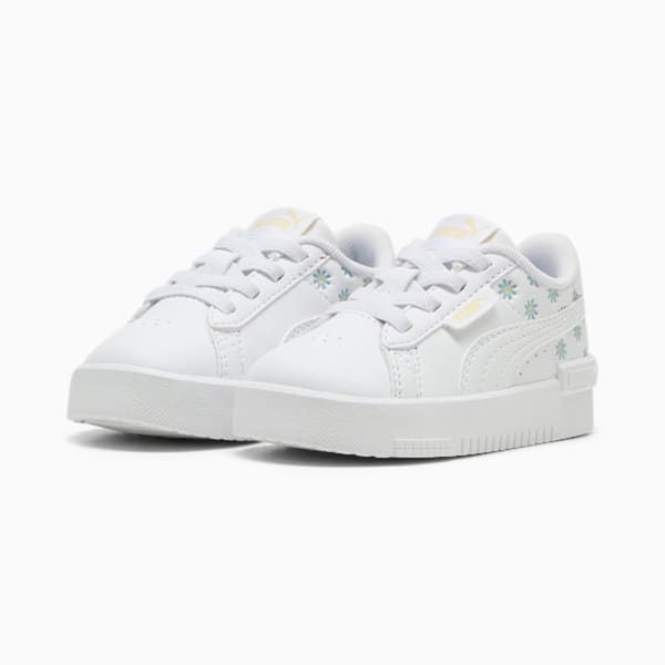 Tenis deportivos para infantes Jada Summer, PUMA White-Turquoise Surf-Chamomile, extralarge