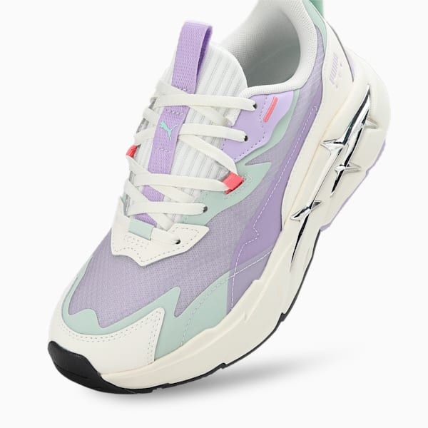Falcon women's colorblock metallic sneakers shop
