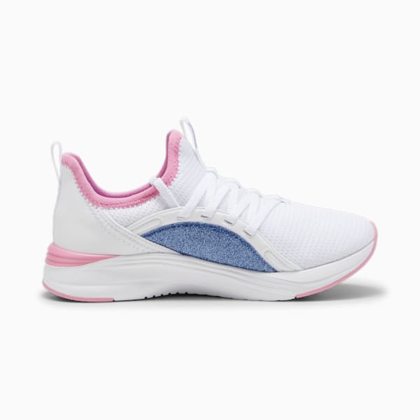Softride Sophia 2 Deep Dive Youth Shoes, PUMA White-Blue Skies-Fast Pink, extralarge-IND