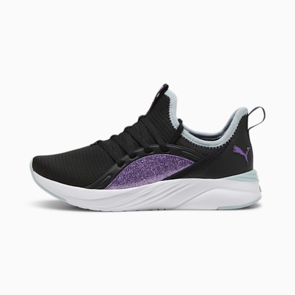 Softride Sophia 2 Deep Dive Youth Shoes, PUMA Black-Ultraviolet-Turquoise Surf, extralarge-IND