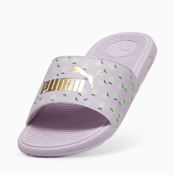 Cool Cat 2.0 Lemon Jr BX Youth Slides, Grape Mist-Rose Gold-Fresh Mint-Vine, extralarge-IND