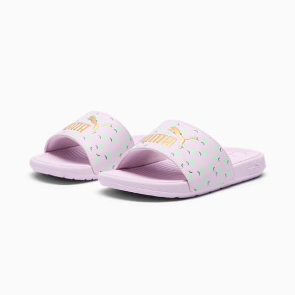 Sandalias Cool Cat 2.0 Lemon para niñas, Grape Mist-Rose Gold-Fresh Mint-Vine, extralarge