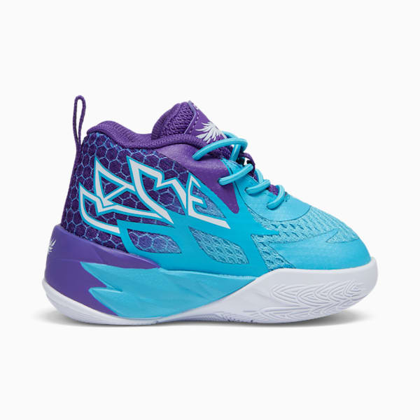 Zapatos puma azul y rosa top