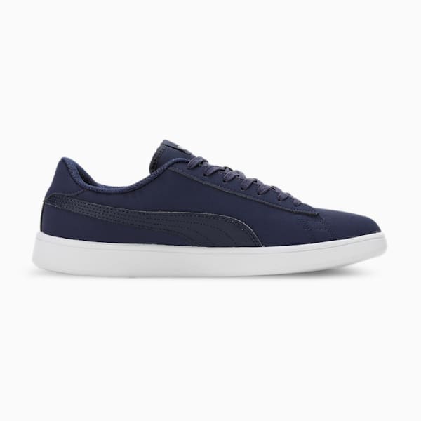 Smash V2 Buck Sneakers, Peacoat-Puma Silver-Puma White, extralarge-IND