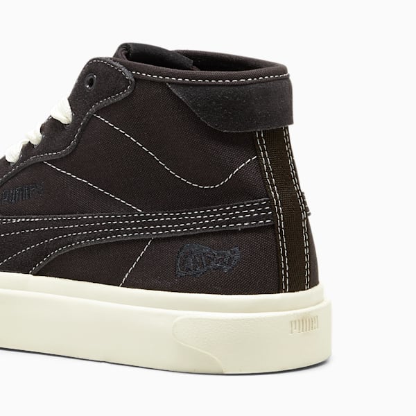 Puma mid evo leather navy blue sneakers sales