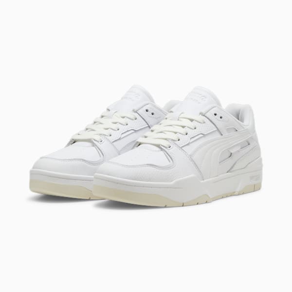 Slipstream Club 48 Unisex Sneakers, Puma White-Warm White, extralarge-IND