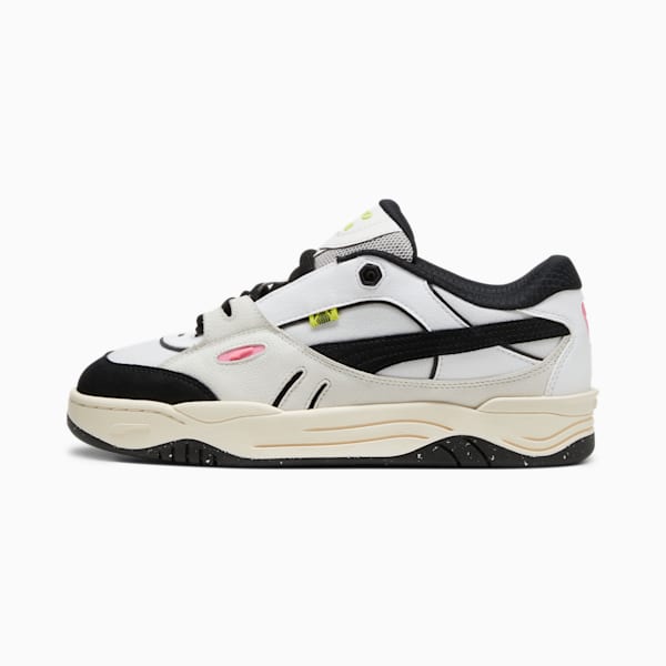 PUMA-180 Fashion Sneakers, PUMA White-Vapor Gray-PUMA Black, extralarge