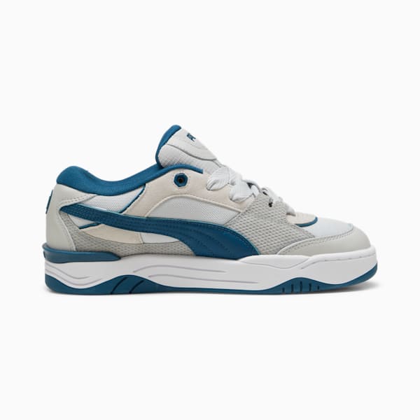 Tenis de verano PUMA-180 para hombre, Glacial Gray-Club Navy, extralarge