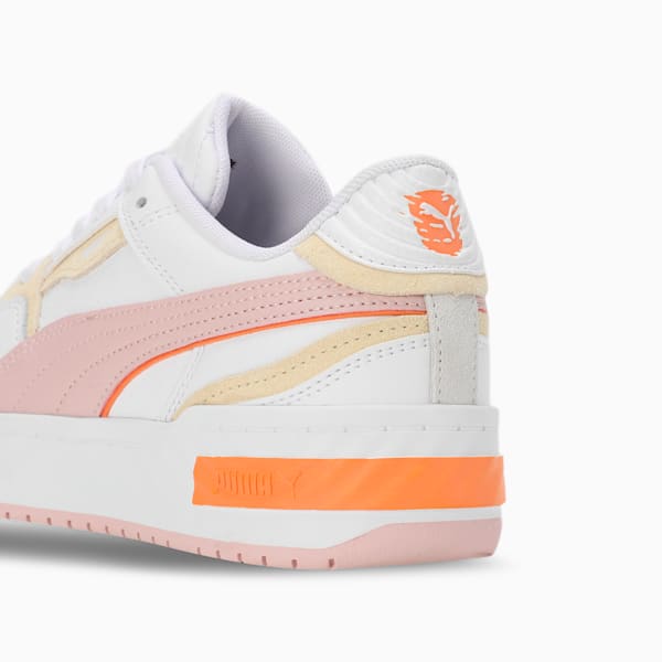 CA Pro Ripple Earth Sneakers, PUMA White-Mauve Mist-Bright Melon, extralarge-IND