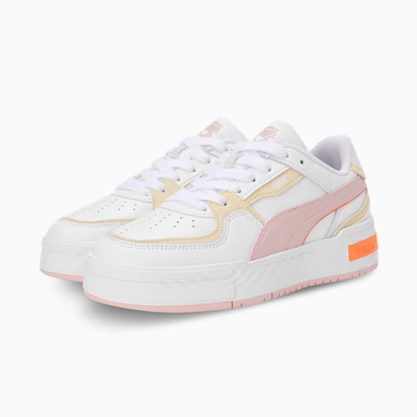 CA Pro Ripple Earth Sneakers, PUMA White-Mauve Mist-Bright Melon, extralarge-IND