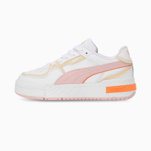 CA Pro Ripple Earth Sneakers, PUMA White-Mauve Mist-Bright Melon, extralarge-IND