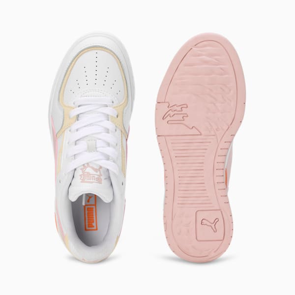 CA Pro Ripple Earth Unisex Sneakers, PUMA White-Mauve Mist-Bright Melon, extralarge-IND