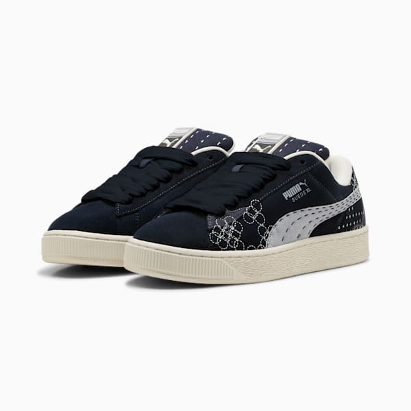 Suede XL Skate Sneakers, New Navy-Vapor Gray, extralarge