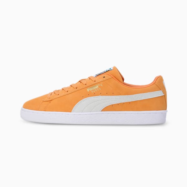 Suede Classic XXI Unisex Sneakers, Clementine-PUMA White, extralarge-IND