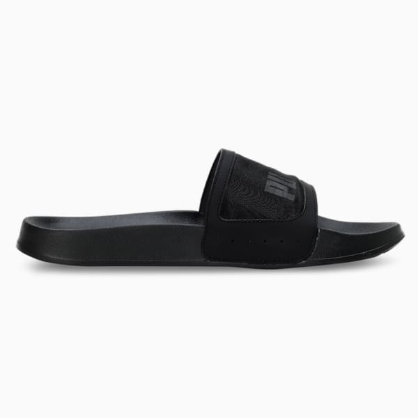 PUMA x one8 Leadcat 2.0 Unisex Slides, Puma Black-Gray Violet, extralarge-IND