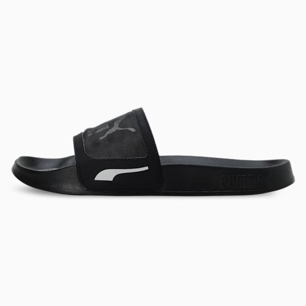 PUMA x one8 Leadcat 2.0 Unisex Slides, Puma Black-Gray Violet, extralarge-IND