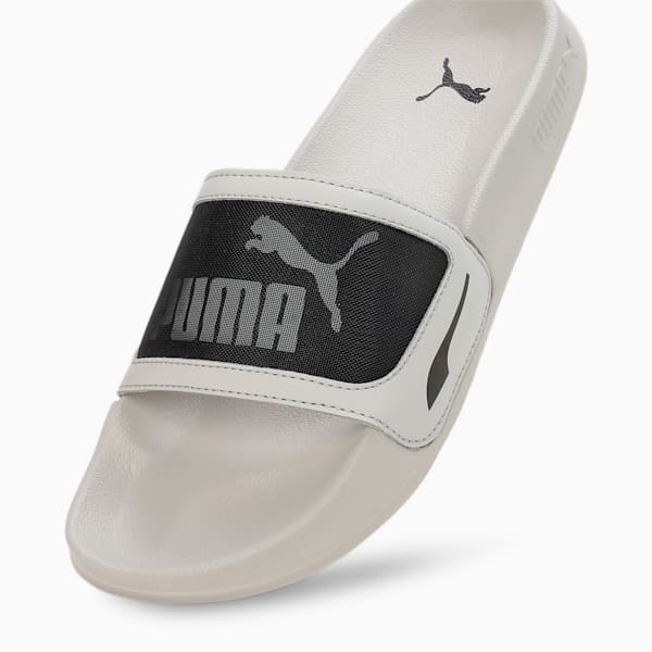 PUMA x one8 Leadcat 2.0 Unisex Slides, Gray Violet-Puma Black, extralarge-IND