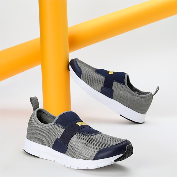 Flex V1 Youth Sneakers, Peacoat-Super Lemon, extralarge-IND