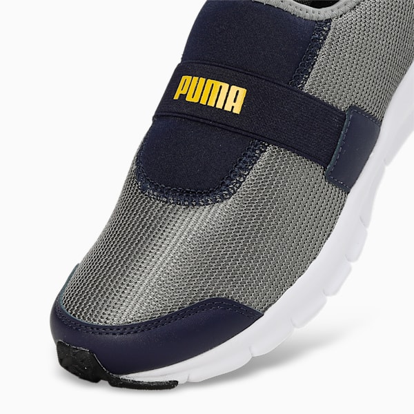 Puma Flex V1 Youth Sneakers, Peacoat-Super Lemon, extralarge-IND