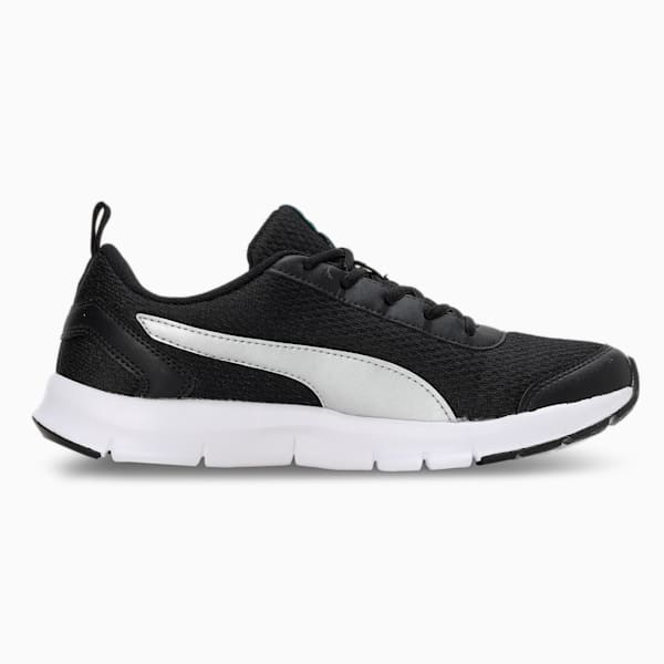 Racer V2 Youth Sneakers, Puma Black-ARUBA BLUE-Silver, extralarge-IND
