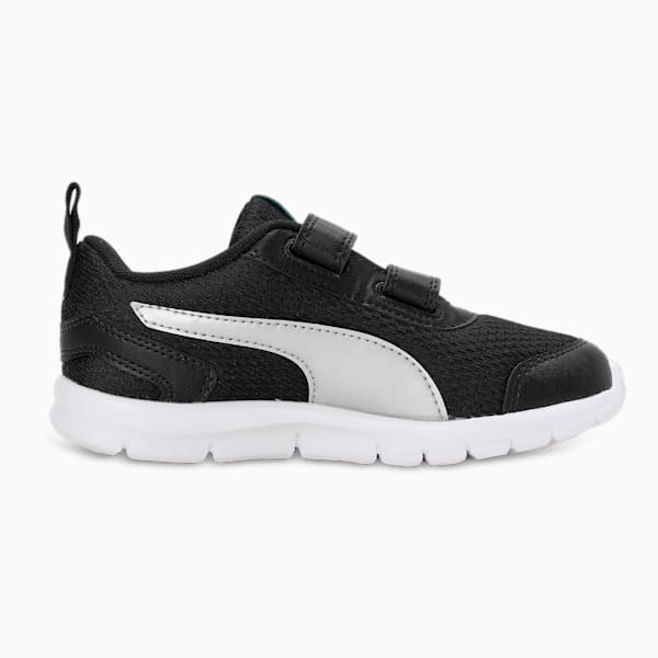 Racer V2 Kid's Sneakers, Puma Black-ARUBA BLUE-Silver, extralarge-IND