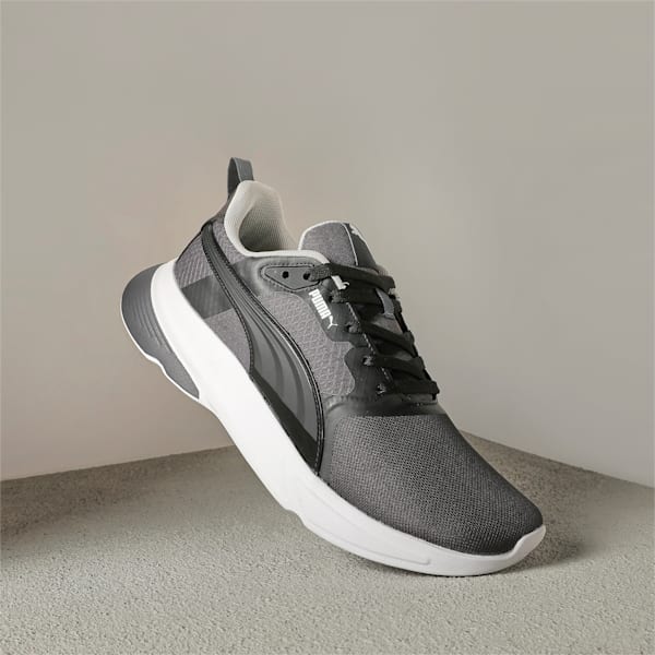 PUMA Nomic Men's Sneakers, Dark Coal-PUMA Black-Ash Gray, extralarge-IND