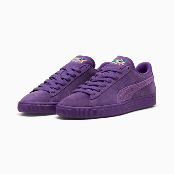 LOVE MARATHON Suede Sneakers, Iris-Iris, extralarge