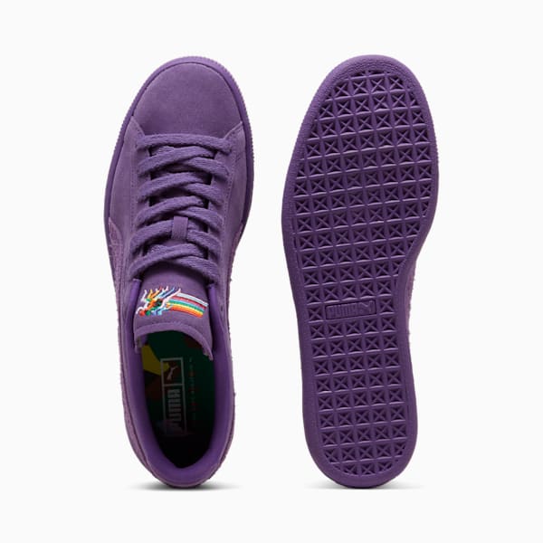 LOVE MARATHON Suede Sneakers, Iris-Iris, extralarge