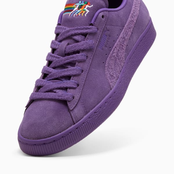 LOVE MARATHON Suede Sneakers, Iris-Iris, extralarge