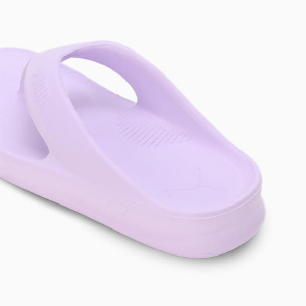 Wave Women's Flip-Flops, Vivid Violet, extralarge-IND