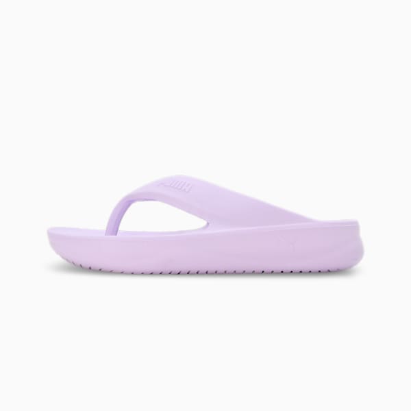 Wave Women's Flip-Flops, Vivid Violet, extralarge-IND