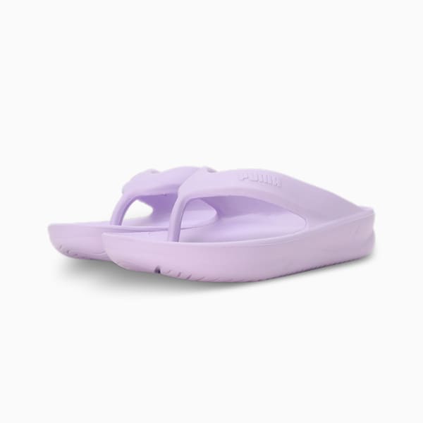 Wave Women's Flip-Flops, Vivid Violet, extralarge-IND