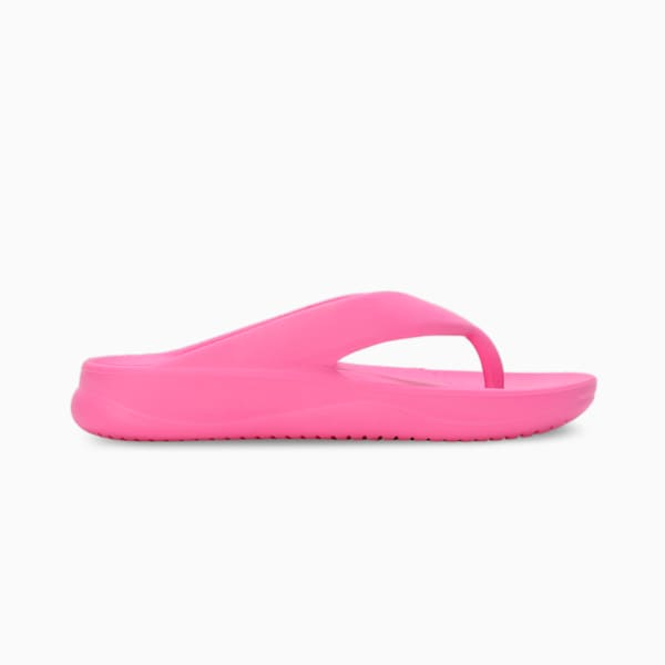 Wave Women's Flip-Flops, Fast Pink, extralarge-IND