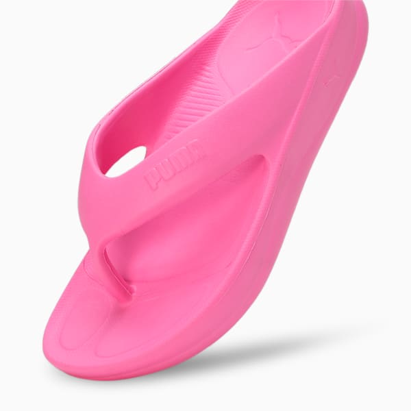 Wave Women's Flip-Flops, Fast Pink, extralarge-IND
