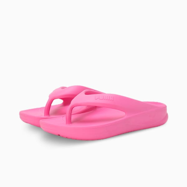 Wave Women's Flip-Flops, Fast Pink, extralarge-IND