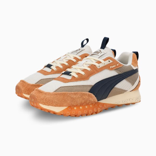 Blktop Rider Preppy Sneakers, Alpine Snow-Caramel Latte, extralarge-IND