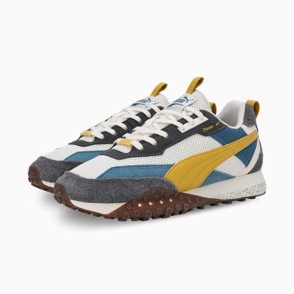 Blktop Rider Preppy Sneakers, Warm White-Blue Horizon, extralarge-IND