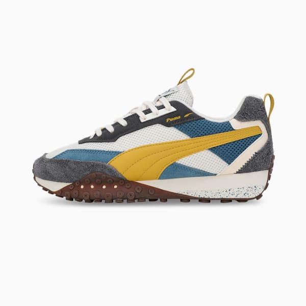 Blktop Rider Preppy Sneakers, Warm White-Blue Horizon, extralarge-IND