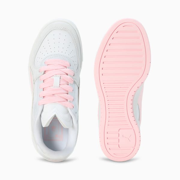 Women's CA Pro Queen of Hearts Women's Sneakers, PUMA White-Whisp Of Pink-Silver Mist, extralarge-IND