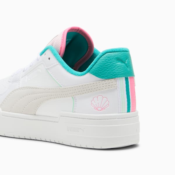 CA Pro Retro Resort Women's Sneakers, PUMA White-Sparkling Green-Fast Pink, extralarge