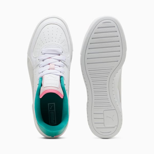 CA Pro Retro Resort Women's Sneakers, PUMA White-Sparkling Green-Fast Pink, extralarge