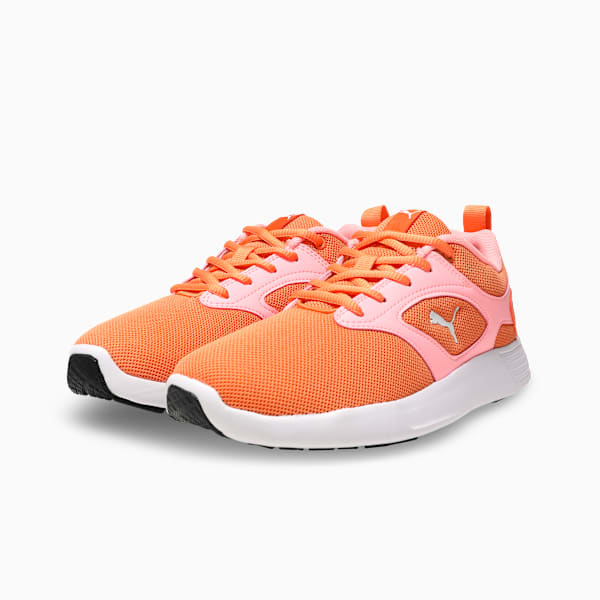 Pallas Women's Sneakers, Bright Melon-Koral Ice-PUMA White, extralarge-IND