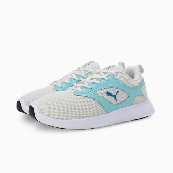Pallas Women's Sneakers, Warm White-Cay-Racing Blue, extralarge-IND