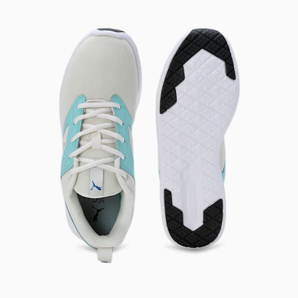Pallas Women's Sneakers, Warm White-Cay-Racing Blue, extralarge-IND