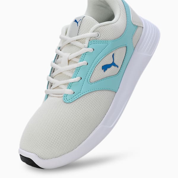 Pallas Women's Sneakers, Warm White-Cay-Racing Blue, extralarge-IND