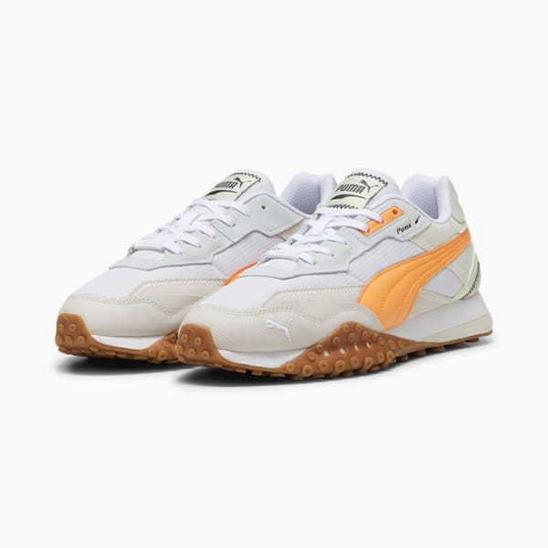 Blktop Rider Multicolor Sneakers, PUMA White-Clementine, extralarge