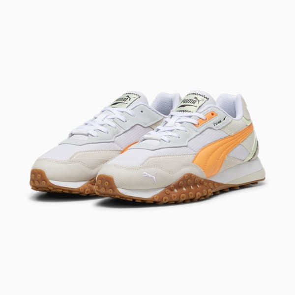 Sneakers Blktop Rider Multicolor, PUMA White-Clementine, extralarge