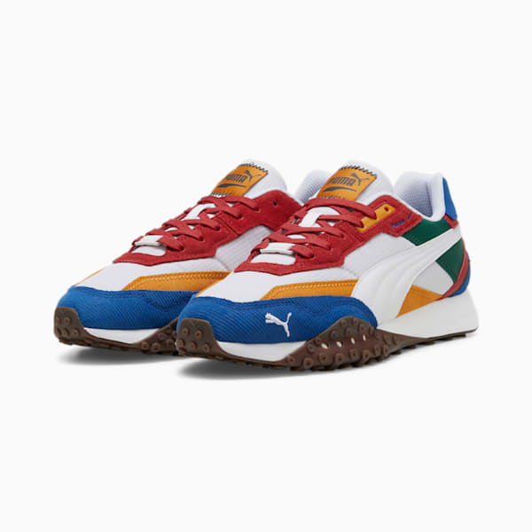Blktop Rider Multicolor Sneakers, PUMA White-Club Red, extralarge