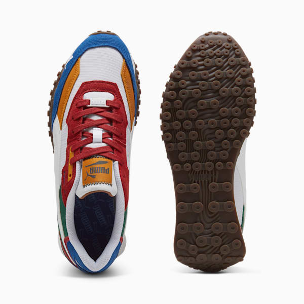 Blktop Rider Multicolor Sneakers, PUMA White-Club Red, extralarge-IND